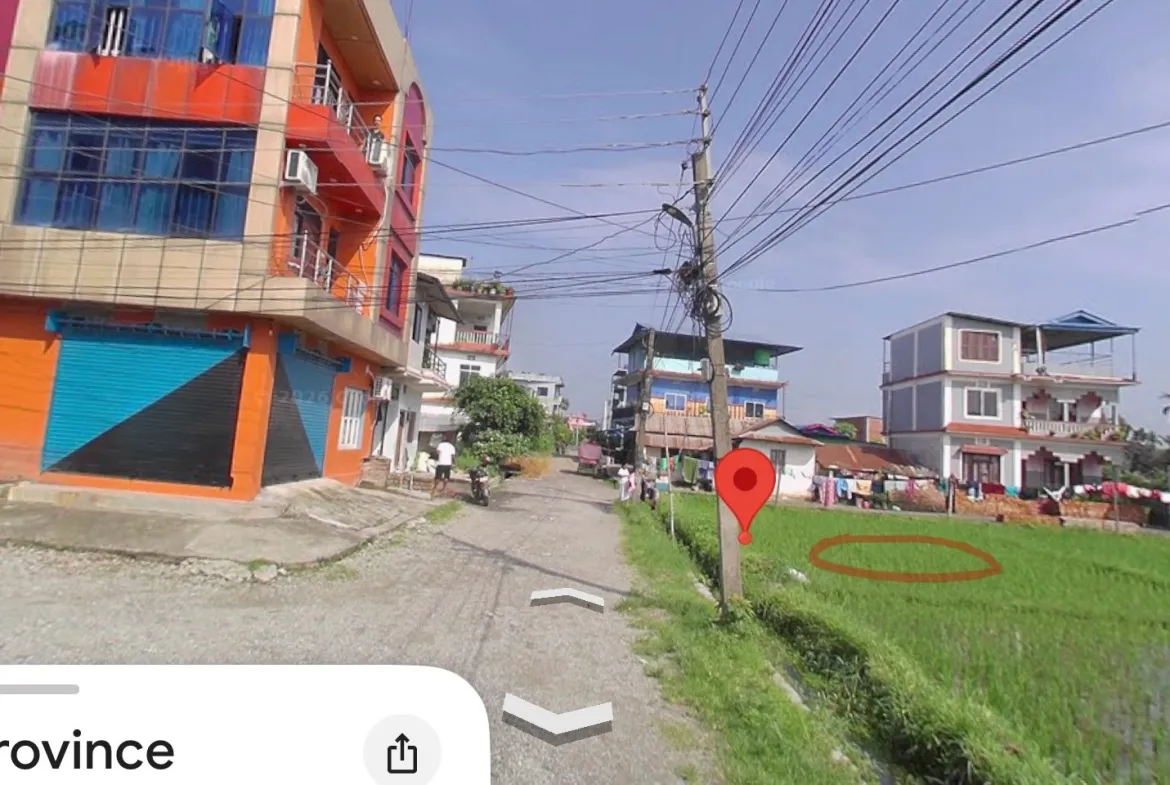 Residential Land on Sale at Itahari – 5, Maden Marga, Halgada, Itahari, Sunsari