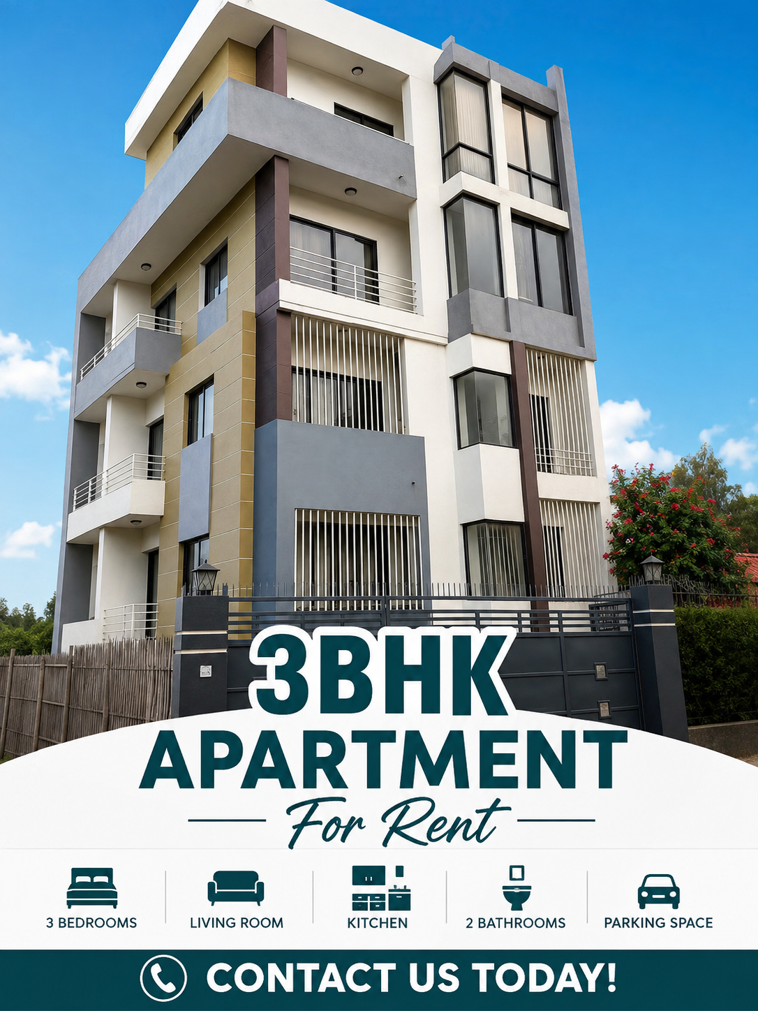 3 Bedroom Duplex Apartment for Rent 📍 Dhobi Ghat, Lalitpur (3rd & 4th Floor)