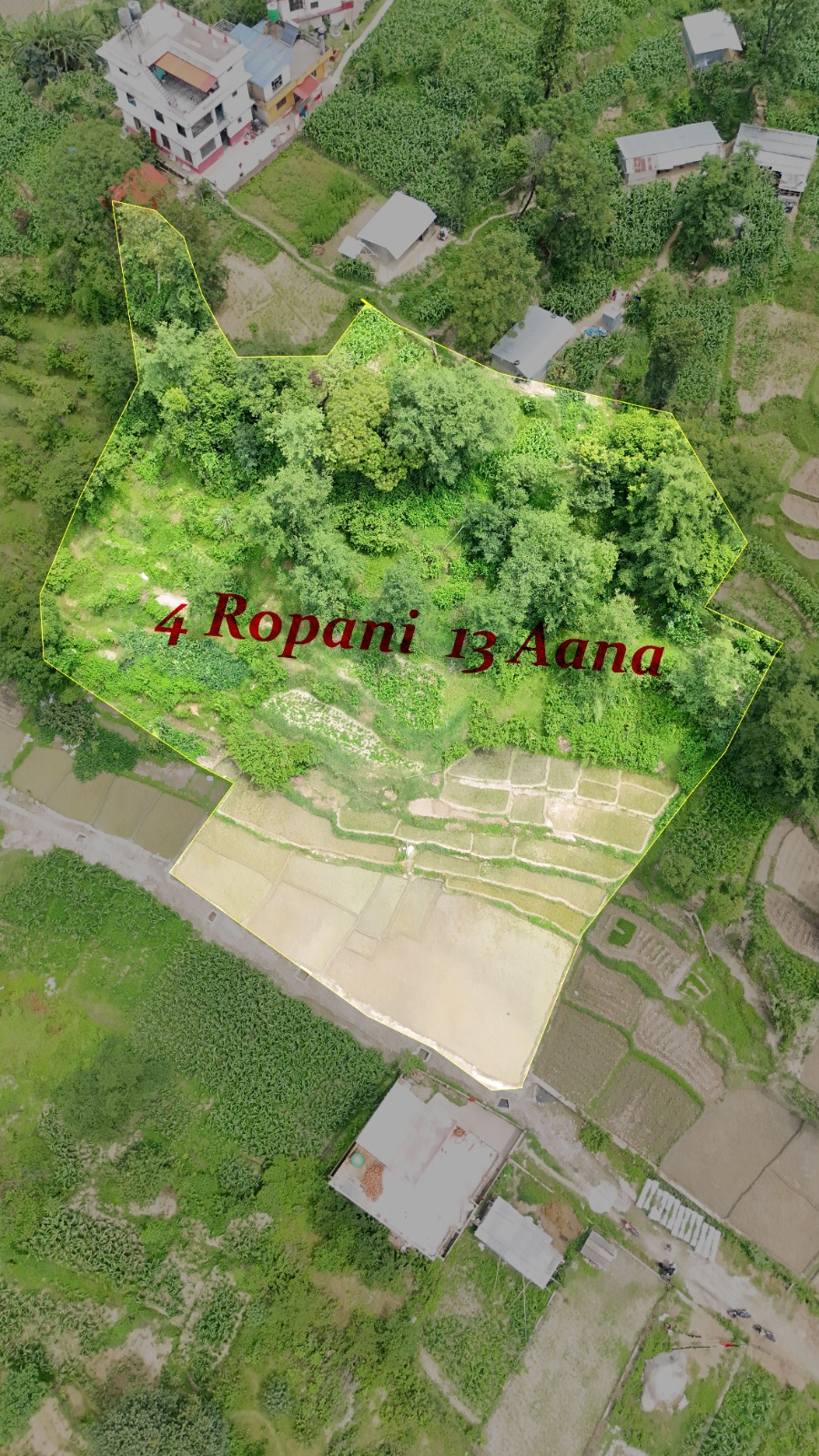 4 ropani 13 aana land for sale in Duwakot, Bhaktapur